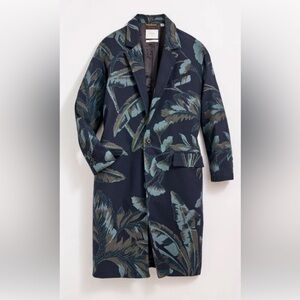Billy Reid Tropical Oasis Jacquard Coat - NWT - small